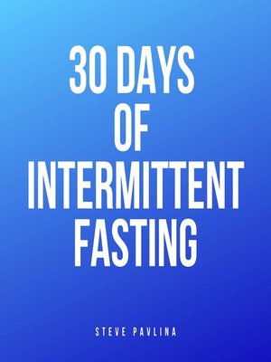 cover image of 30 Days of Intermittent Fasting